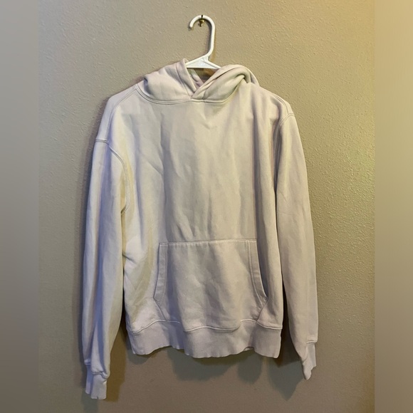 Men’s Old Navy Hoodie Cream Color Size S - Picture 2 of 6
